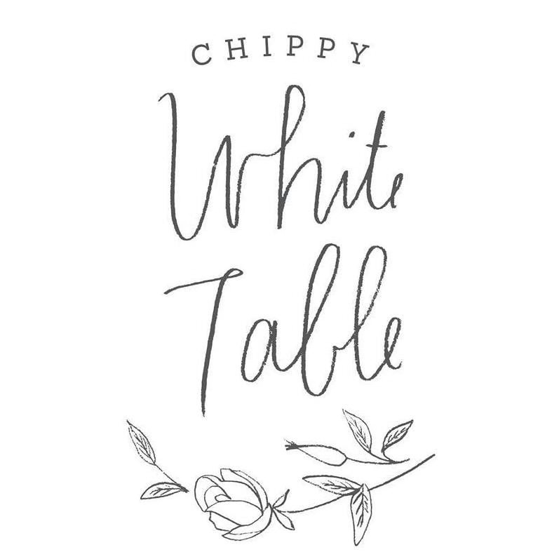 Chippy White Table logo